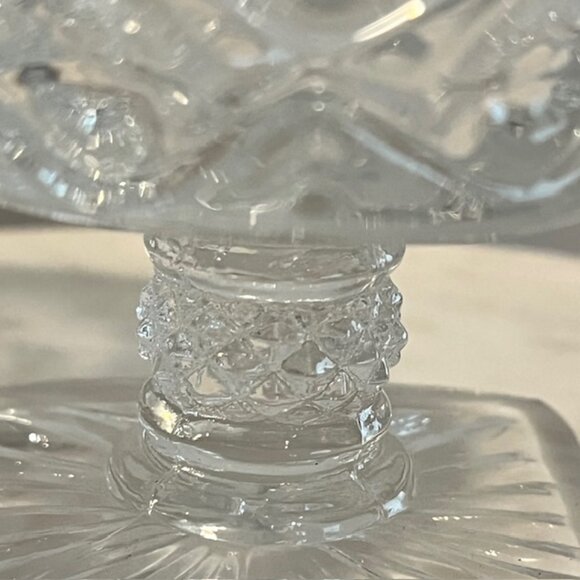 Set of (2) Vintage Imperial Glass Cape Cod Square Base Sherbet Sundae Cup Dish - Picture 5 of 5